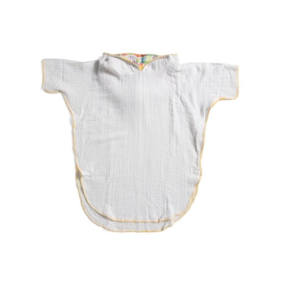 1212 White Kids Poncho Swim Cover-up - Picture 1 of 2